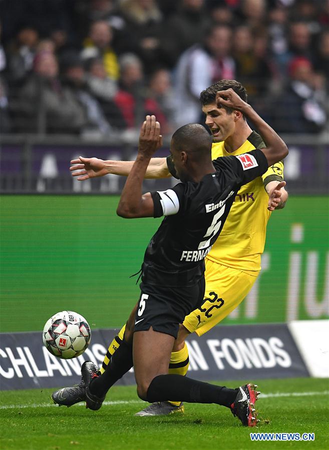 (SP)GERMANY-FRANKFURT-SOCCER-BUNDESLIGA-FRANKFURT VS DORTMUND