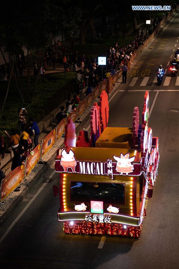 CHINA-MACAO-SPRING FESTIVAL-PARADE (CN)