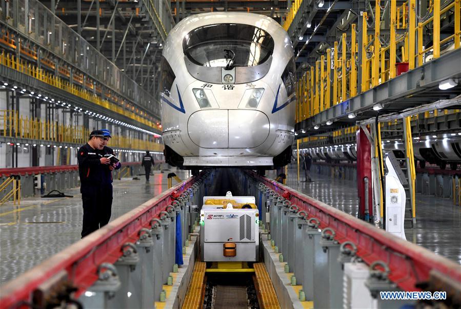 CHINA-HENAN-TRAVEL RUSH-BULLET TRAIN-MAINTENANCE-ROBOT(CN)