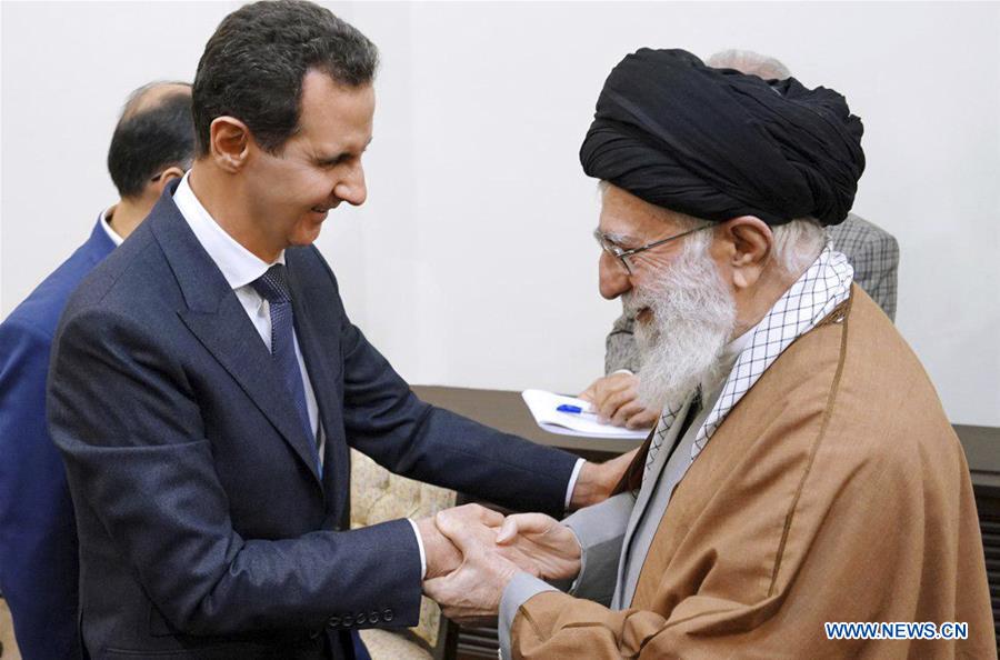 IRAN-TEHRAN-KHAMENEI-ASSAD-MEETING