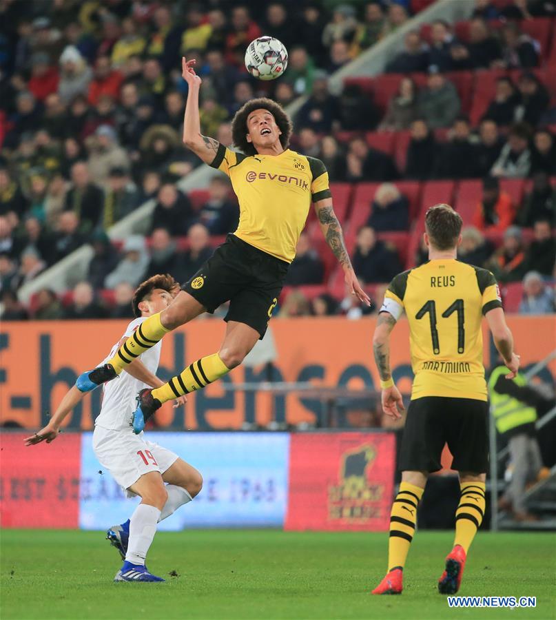 (SP)GERMANY-AUGSBURG-SOCCER-BUNDESLIGA-AUGSBURG VS DORTMUND