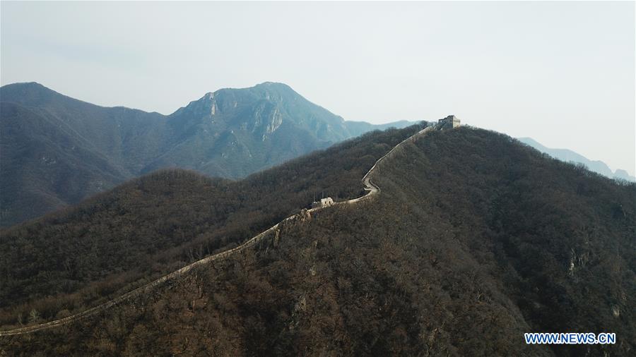 CHINA-BEIJING-GREAT WALL-JIUYANLOU-AERIAL VIEW (CN)