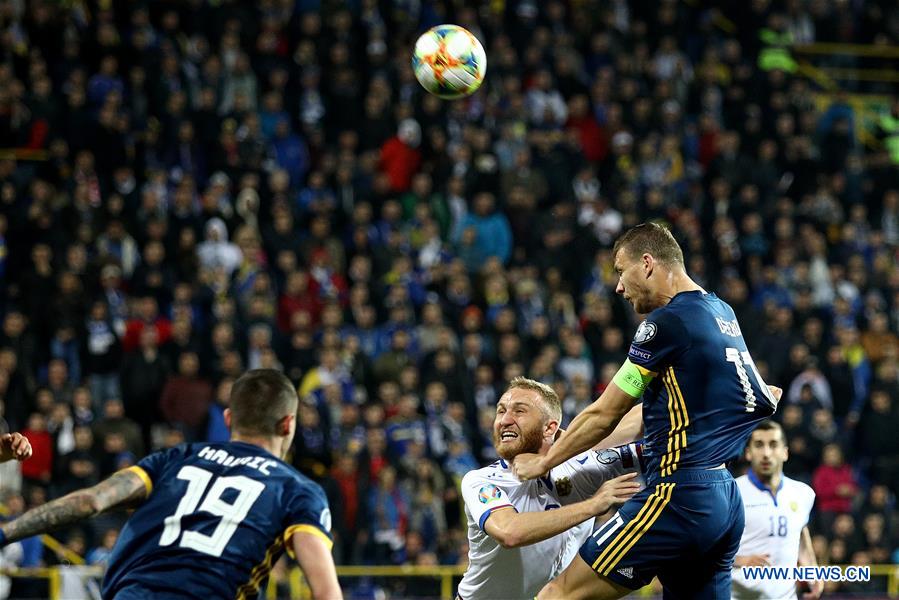 (SP)BOSNIA AND HERZEGOVINA-SARAJEVO-SOCCER-UEFA EURO 2020 QUALIFICATION-BOSNIA AND HERZEGOVINA VS ARMENIA