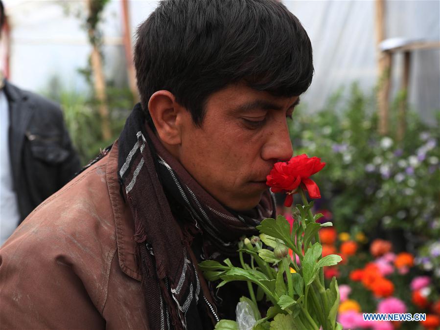 AFGHANISTAN-KABUL-FLOWER SHOP