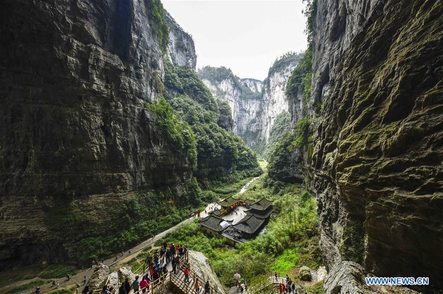 CHINA-CHONGQING-TIANSHENG SANQIAO SCENIC AREA (CN)