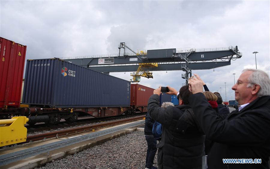 LUXEMBOURG-CHINA'S CHENGDU-FREIGHT TRAIN ROUTE-LAUNCH