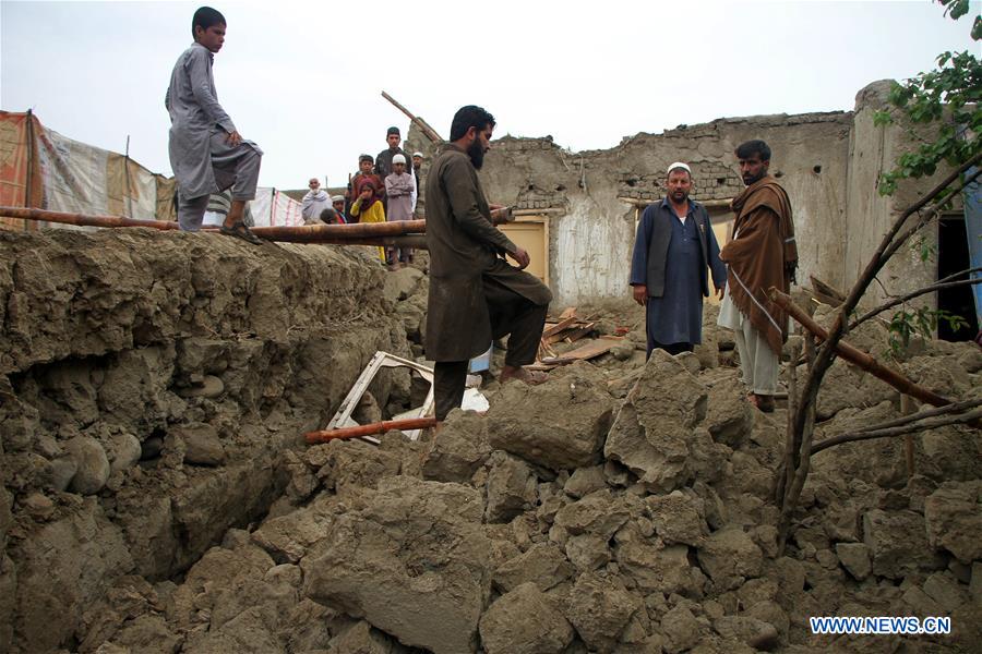 AFGHANISTAN-NANGARHAR-HOUSE-COLLAPSE