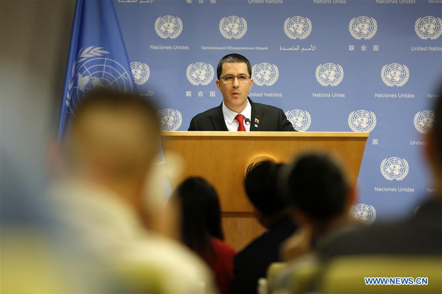 UN-VENEZUELA-FOREIGN MINISTER-PRESS CONFERENCE