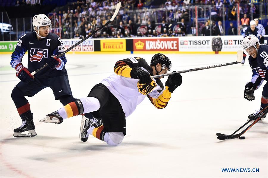 (SP)SLOVAKIA-KOSICE-ICE HOCKEY-IIHF-WORLD CHAMPIONSHIP-GROUP A-GER VS USA