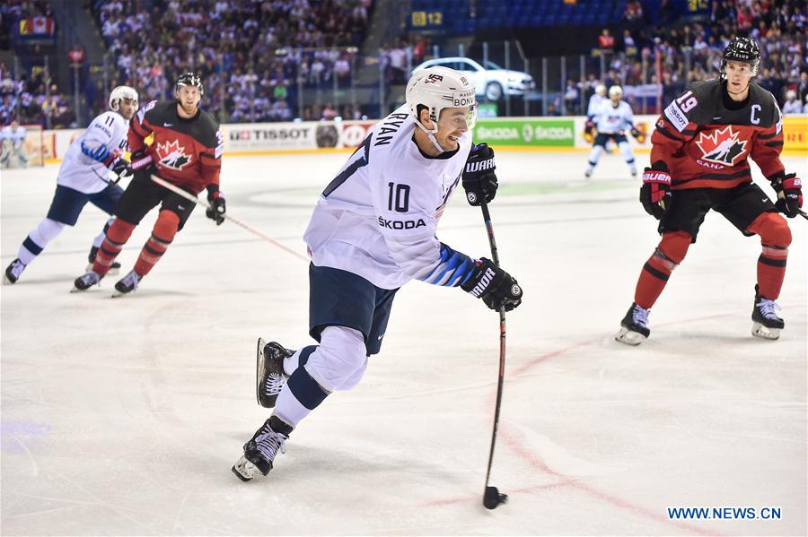 (SP)SLOVAKIA-KOSICE-ICE HOCKEY-IIHF-WORLD CHAMPIONSHIP-GROUP A-CAN VS USA