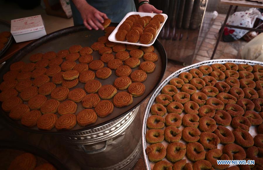 MIDEAST-NABLUS-EID AL-FITR