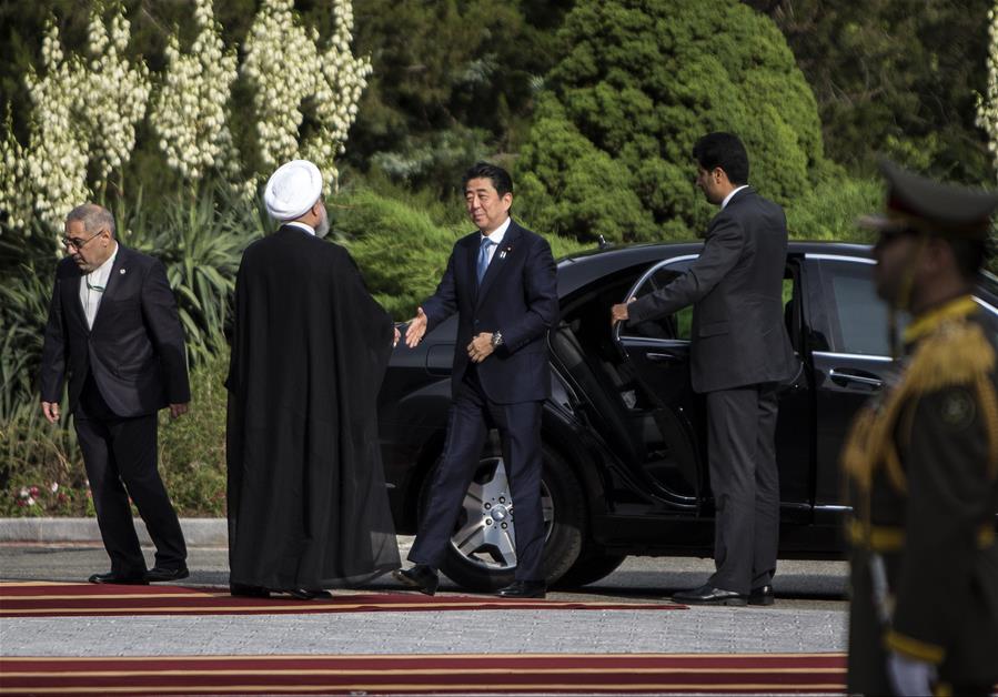 IRAN-TEHRAN-ROUHANI-JAPAN-ABE-VISIT