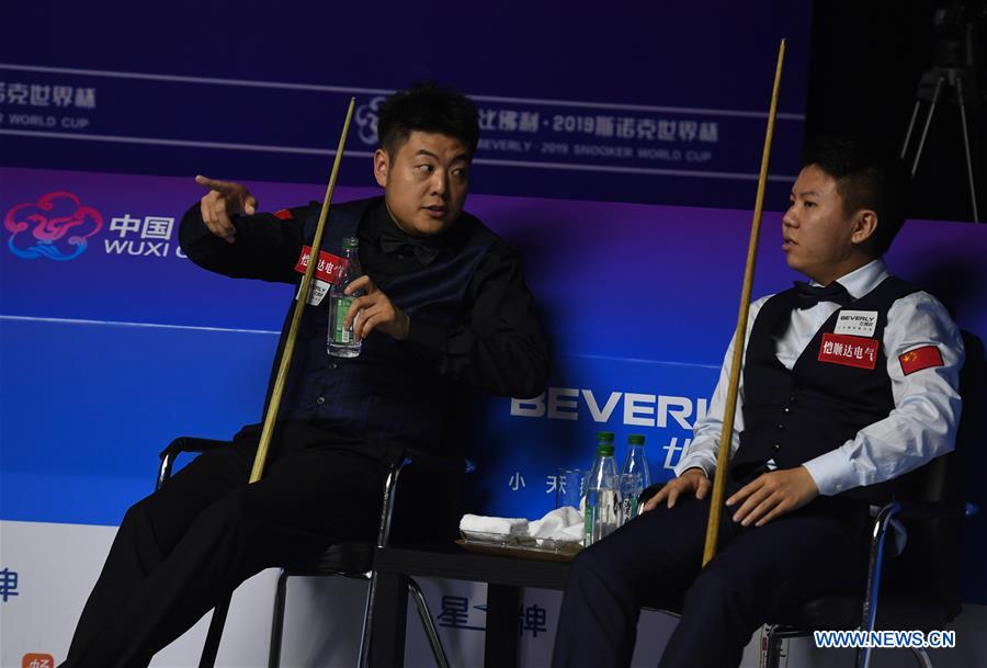 (SP)CHINA-JIANGSU-WUXI-SNOOKER WORLD CUP(CN)