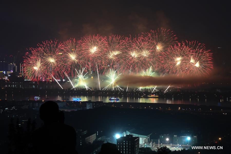 CHINA-HUNAN-CHINA-AFRICAN ECONOMIC AND TRADE EXPO-FIREWORKS(CN)