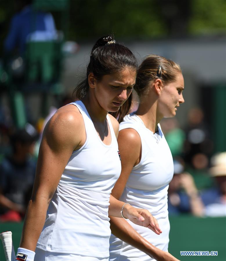 (SP)BRITAIN-LONDON-TENNIS-WIMBLEDON-WOMEN'S DOUBLES