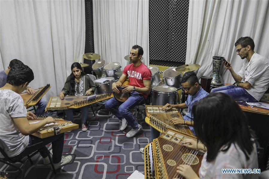 MIDEAST-GAZA-MUSIC-CONSERVATORY