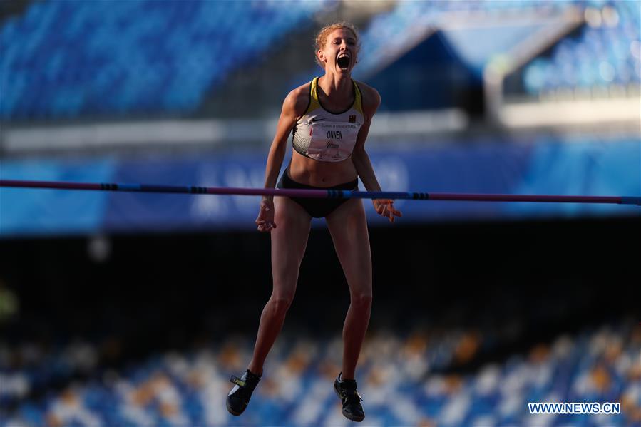 (SP)ITALY-NAPLES-SUMMER UNIVERSIADE 2019-ATHLETICS-WOMEN'S HIGH JUMP