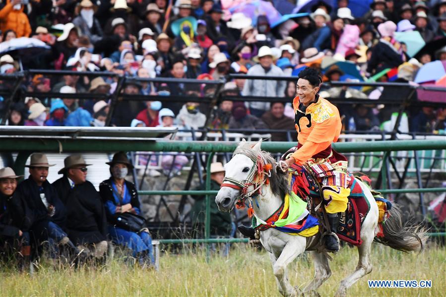 CHINA-GANSU-MAQU-HORSE RACING-OPENING (CN)