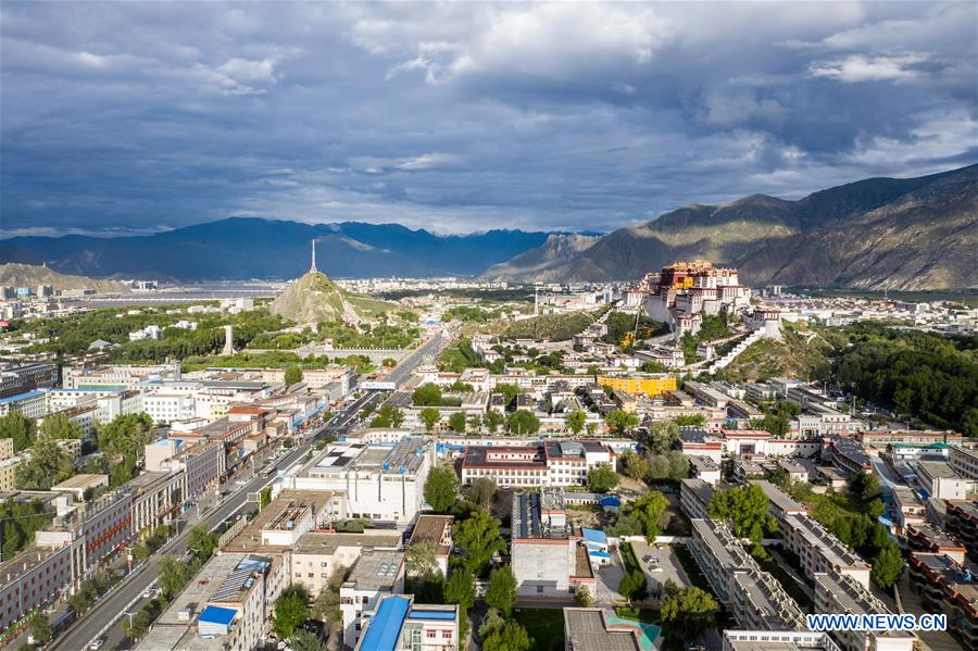 (InTibet)CHINA-TIBET-LHASA-AERIAL VIEW (CN)