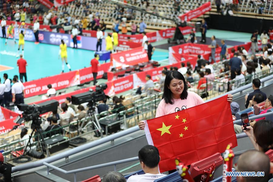 (SP)JAPAN-OSAKA-VOLLEYBALL-WOMEN'S WORLD CUP-CHN VS SRB