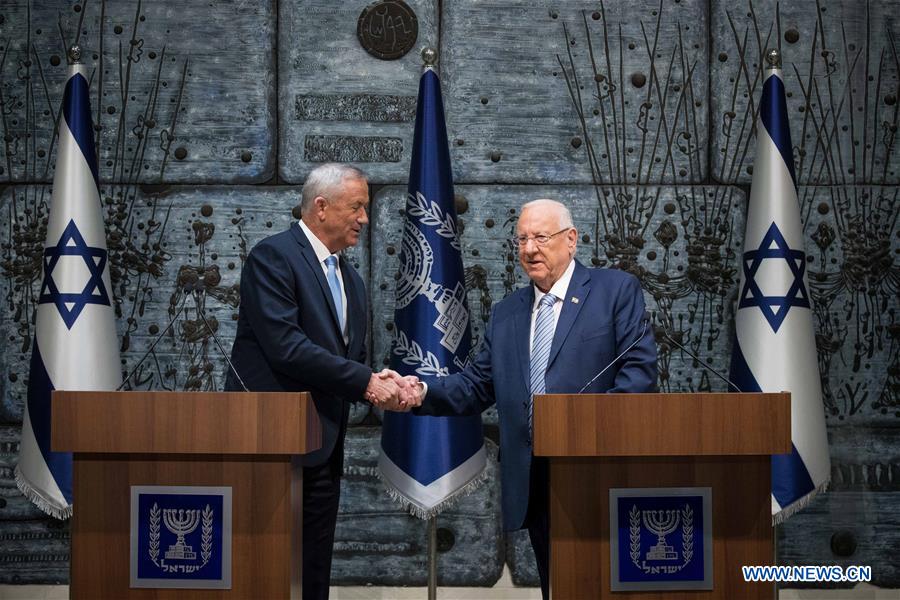 MIDEAST-JERUSALEM-BENNY GANTZ-MANDATE-NEW GOVERNMENT