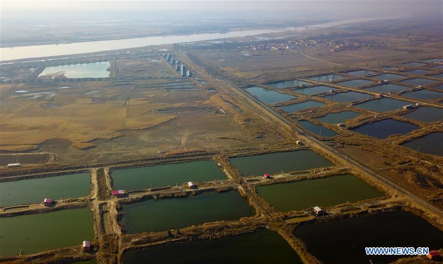 CHINA-INNER MONGOLIA-TOGTOH-YELLOW RIVER-SCENERY (CN)