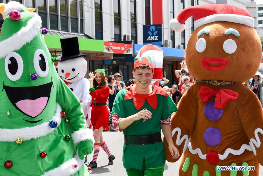 NEW ZEALAND-WELLINGTON-CHRISTMAS PARADE