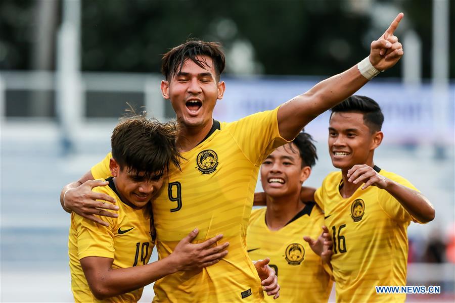 (SP)PHILIPPINES-MANILA-SEA GAMES-SOCCER-MALAYSIA VS MYANMAR