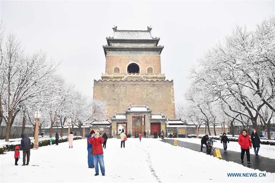 CHINA-BEIJING-SNOW SCENERY (CN)