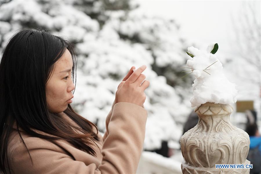 CHINA-BEIJING-SNOW SCENERY (CN)