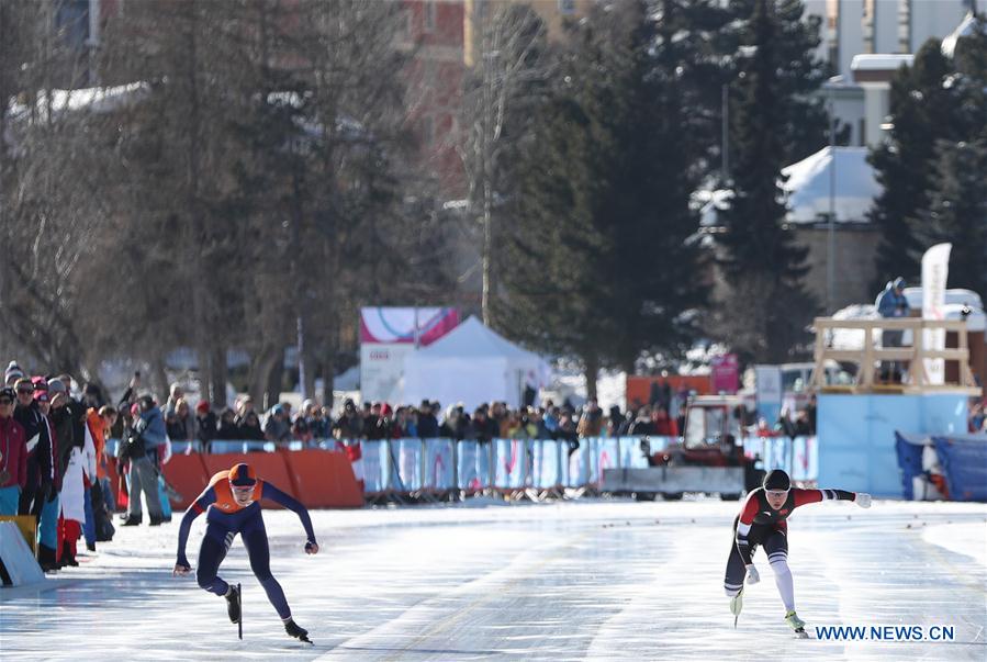 (SP)SWITZERLAND-ST. MORITZ-WINTER YOG-SPEED SKATING