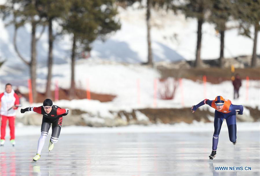 (SP)SWITZERLAND-ST. MORITZ-WINTER YOG-SPEED SKATING