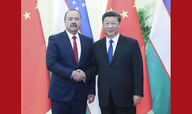 Xi asks China, Uzbekistan to promote quality Belt and Road construction