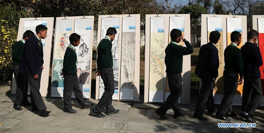 NEPAL-KATHMANDU-CHINESE PAINTING AND CALLIGRAPHY EXHIBITION