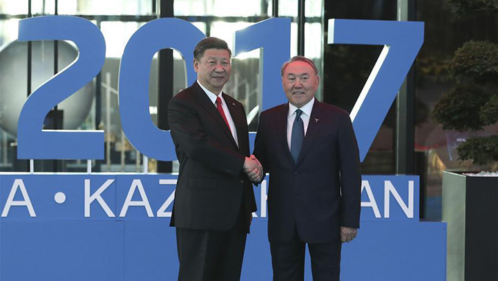 President Xi attends opening ceremony of Astana Expo 2017