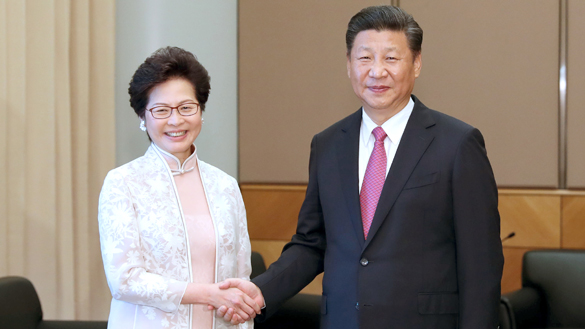 Xi expresses confidence in new HK chief executive