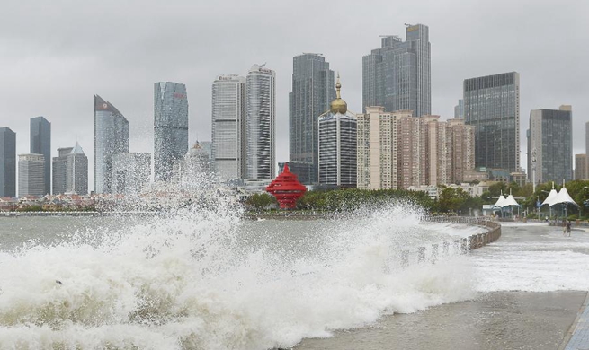 Typhoon Yagi hits Qingdao, east China's Shandong