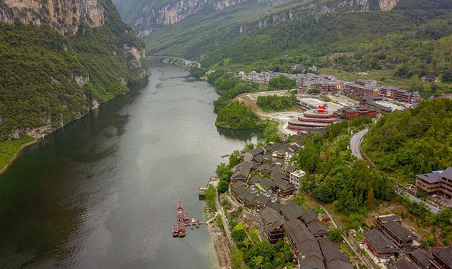 Scenery of Gongtan Ancient Town in Youyang, SW China's Chongqing