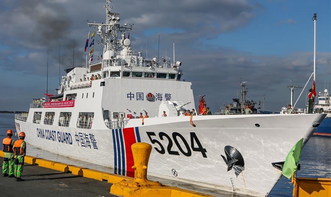 China Coast Guard ship pays friendly visit to Philippines