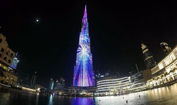 In pics: light show during Ramadan in Dubai