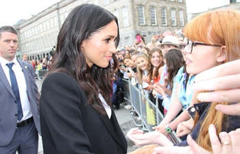 Britain's Prince Harry, his wife visit Ireland