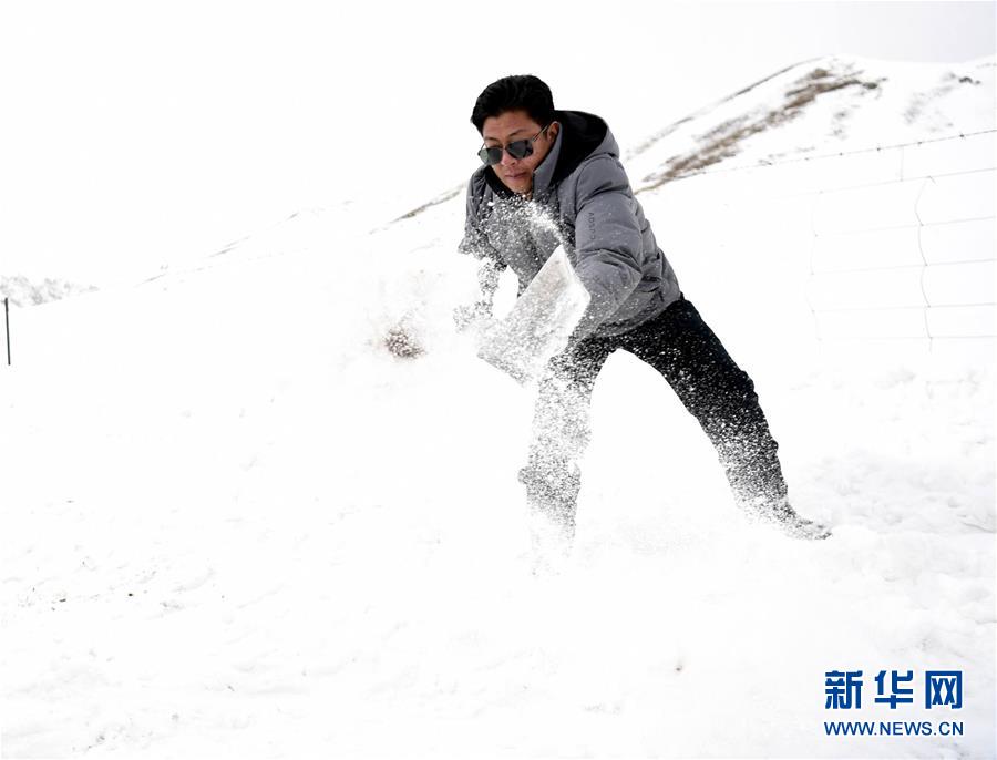 （新華全媒頭條·圖文互動）（2）風雪中傳遞溫暖的力量——記青海干部群眾抗擊玉樹雪災