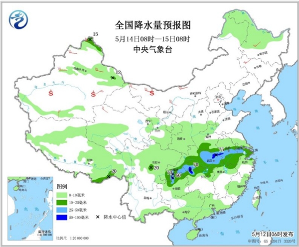 湖南等3省有暴雨 北方風雨沙套餐上線