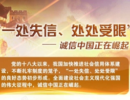 圖解：“一處失信、處處受限”——誠信中國正在崛起