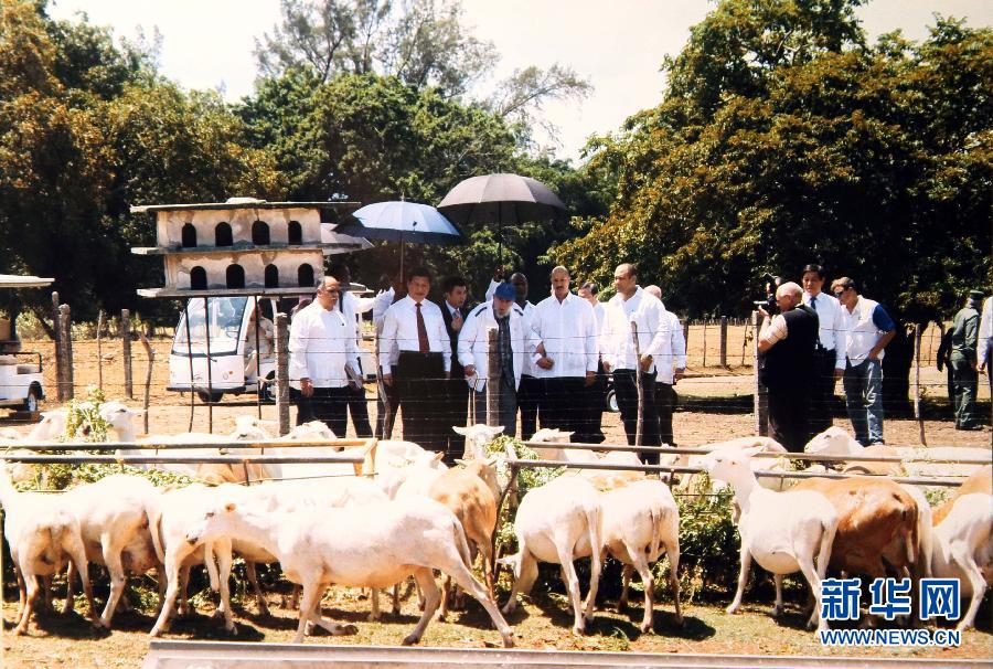 當(dāng)?shù)貢r間7月22日，國家主席習(xí)近平在哈瓦那親切探望古巴革命領(lǐng)袖菲德爾·卡斯特羅。 新華社發(fā)