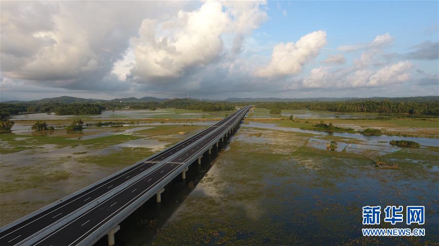 （國(guó)際·圖文互動(dòng)）（4）中企承建斯里蘭卡南部高速公路延長(zhǎng)線全線通車(chē)