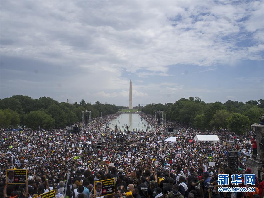 （國際）（1）美國民眾舉行反種族歧視和暴力執(zhí)法大規(guī)模示威活動(dòng)