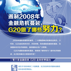 【G20系列圖解】遏制2008年金融危機蔓延 G20做了哪些努力？