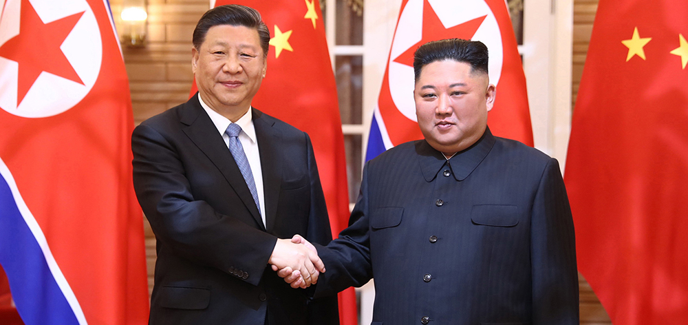 習(xí)近平同朝鮮勞動(dòng)黨委員長、國務(wù)委員會委員長金正恩舉行會談