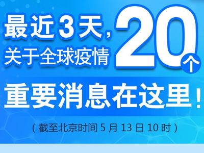 【圖解】最近3天，關(guān)于全球疫情20個(gè)重要消息在這里！